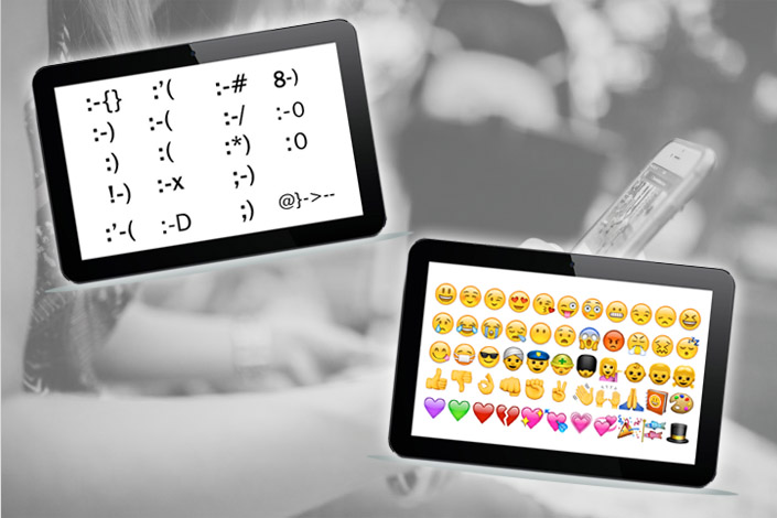 Emoticonos ASCII vs. Emojis