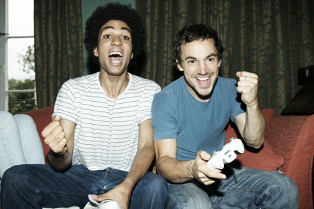 Jugadores de videojuego